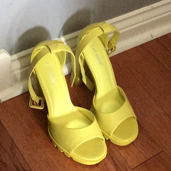 Cape Robbin Shoes - Yellow Heels